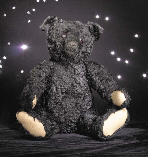 steiff black teddy bear