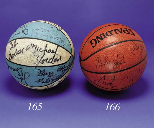 1992 dream team signed basketball