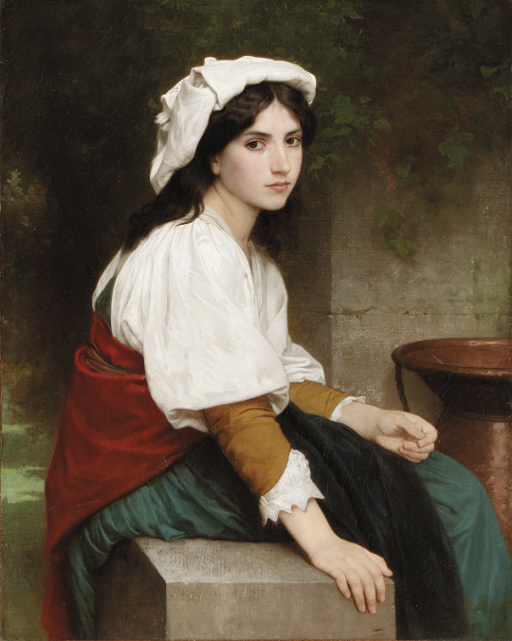 Italienne à la fontaine 
