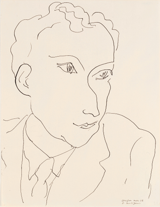 Portrait de Louis Aragon 
