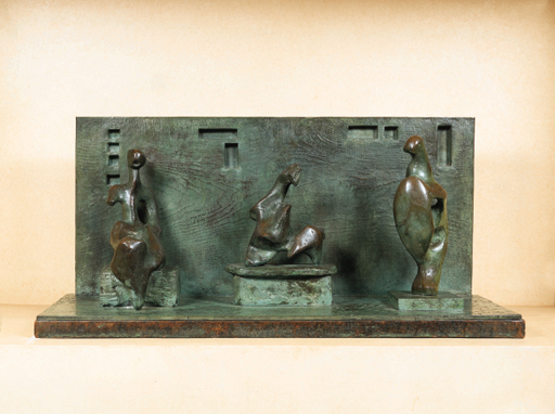 Three Motives Against a Wall No. 1 
