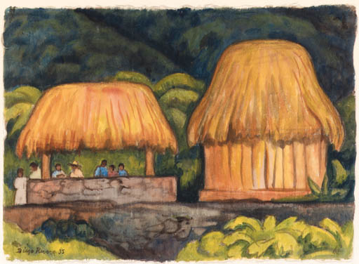 Aldea en la selva 
