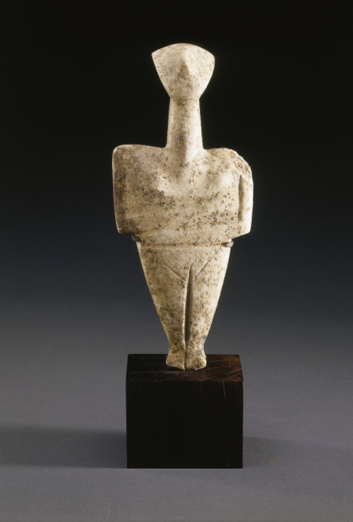 cycladic marble figures