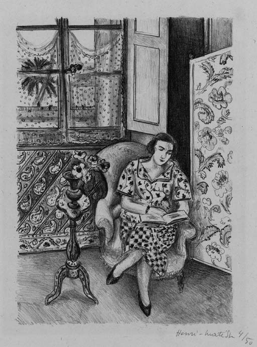 Intérieur, la lecture (D. 457) 
