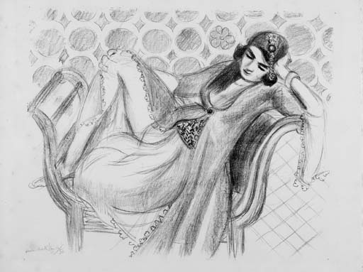 Repos sur la banquette (D. 520) 
