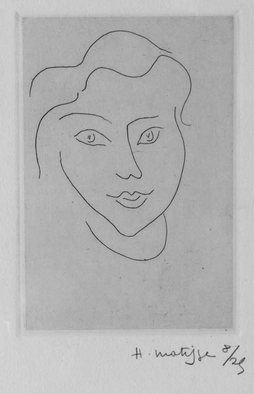 Jeune femme au regard lumineux (D. 274) 
