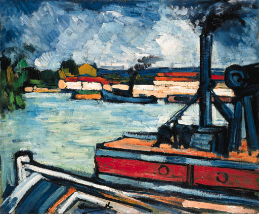 Maurice de Vlaminck (1876-1958) , La Seine à Nanterre | Christie's