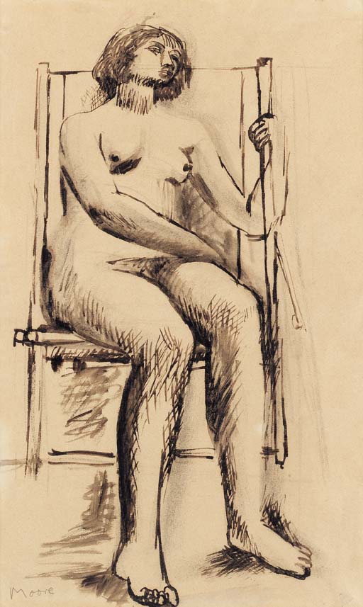 Seated Nude 
