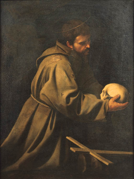 Da Michelangelo Merisi, il Caravaggio (15731610) , San Francesco in meditazione Christie's