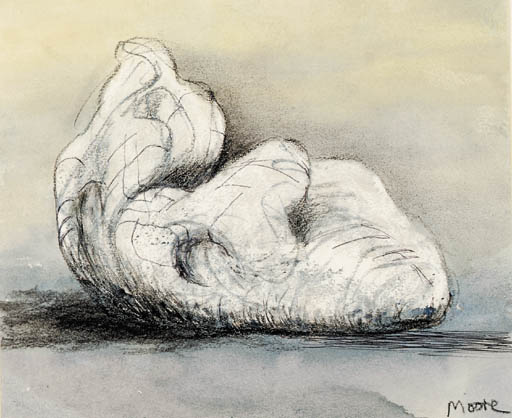 Reclining Figure: Idea for Sculpture 
