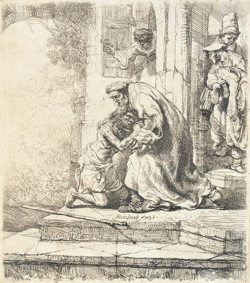 The Return of the prodigal Son (B., Holl. 91; H. 147) 
