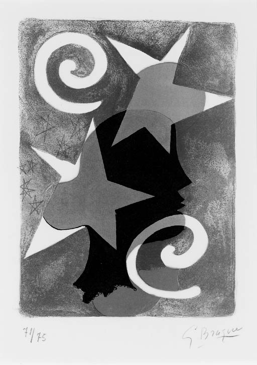 Profil noir, from Lettera Amorosa (V. 187, p. 10) 
