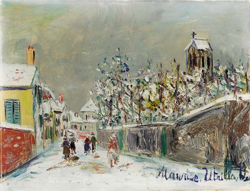 Maurice Utrillo (1883-1955) , La rue à Sannois | Christie's