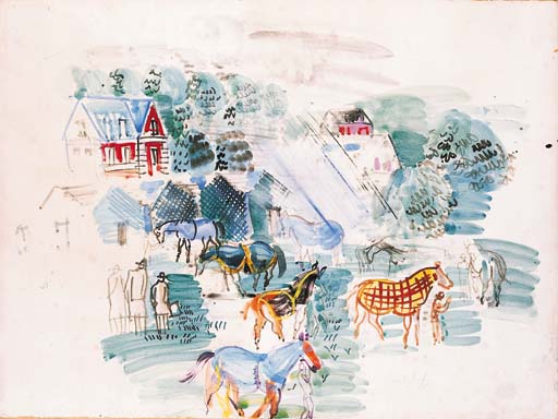 Raoul Dufy (1877-1953) , Le bouquet aux arums | Christie's
