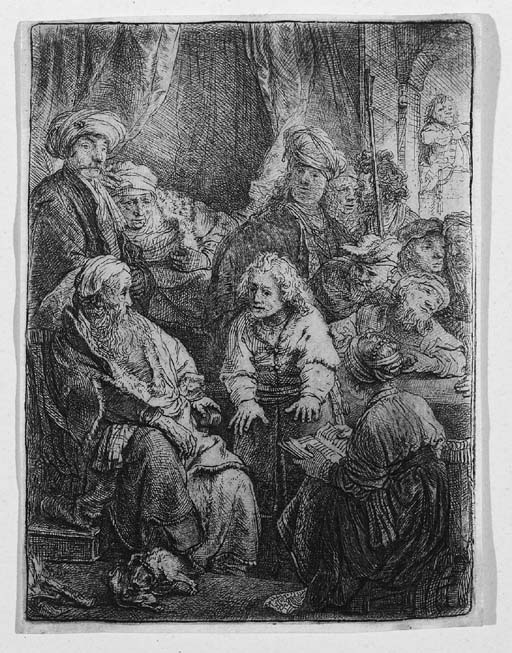 Joseph telling his Dreams (B., Holl. 37; H. 160) 
