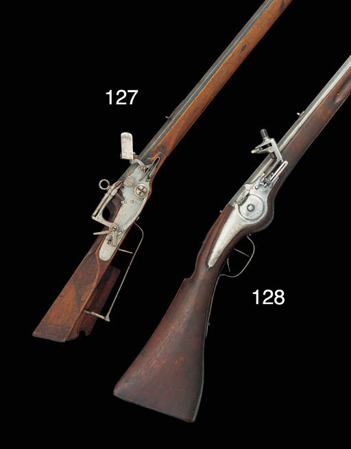 A 20Bore WheelLock Gun Of Military Type