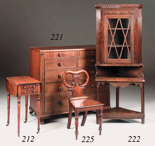 A Victorian mahogany hall chair A Victorian mahogany hall chair 