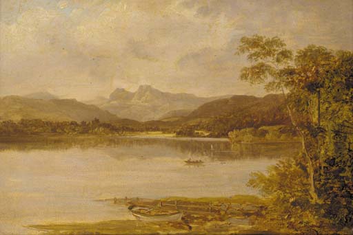 Langdale Pikes from Lowood 
