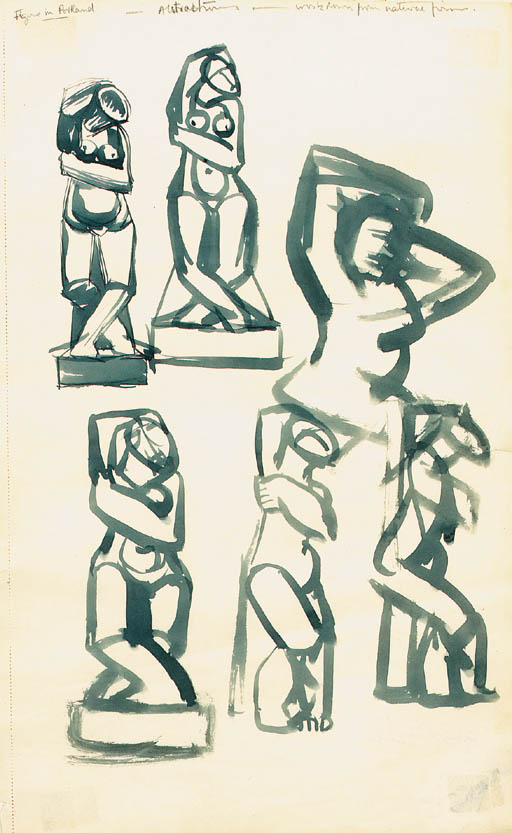 Studies for sculpture 
