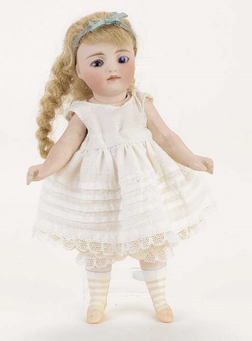 An all-bisque child doll