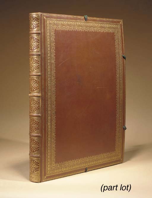 PRINT ALBUMS -- A collection of five large albums, English, late 18th