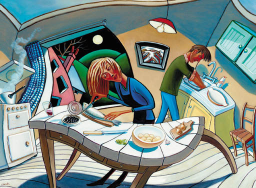 Preparing Fish 

