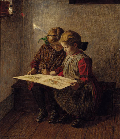 Walther Firle (German, 18591929) , The story book Christie's