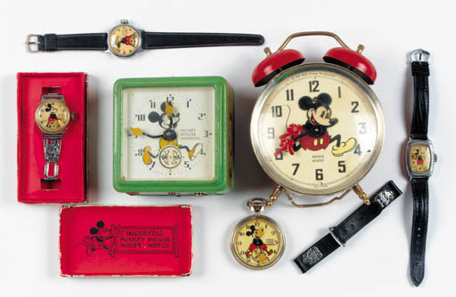 An Ingersoll Mickey Mouse Wrist Watch