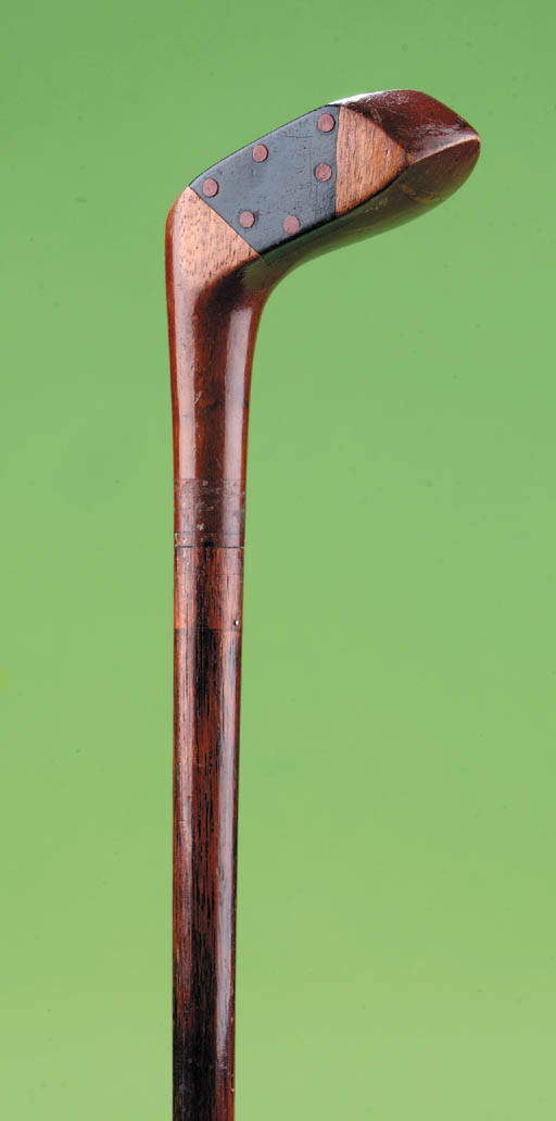 AN EARLY GOLF CLUB WALKING CANE Christie's