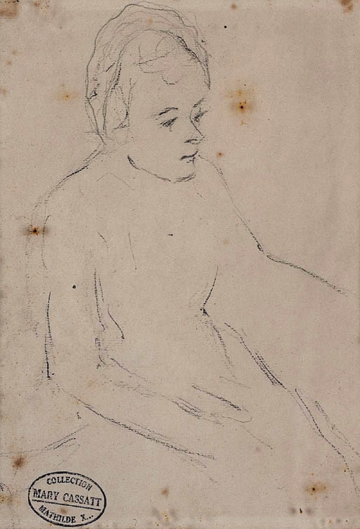 A study of a seated lady 
