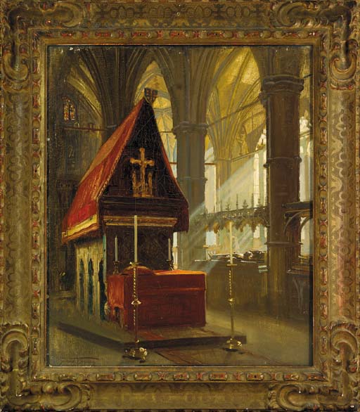 The tomb of Edward the Confessor, Westminster Abbey 
