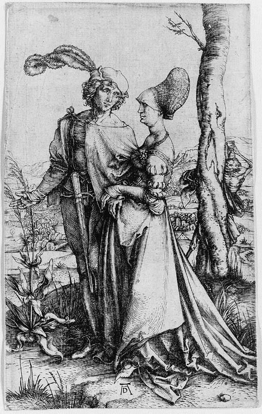 The Promenade (Bartsch 94; Meder, Hollstein 83) 

