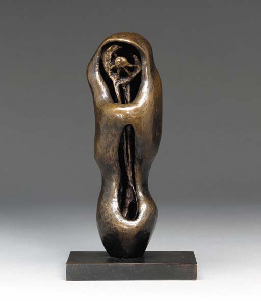 Maquette for Upright Internal/External Form: Flower 
