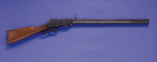 A RARE .44RF HENRY MODEL 1860 IRON FRAME RIFLE, NO. 279, CIRCA 1860