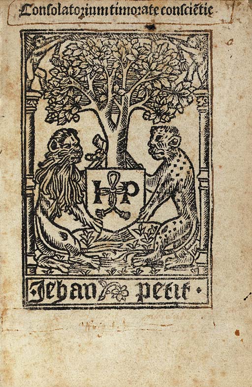 NIDER, Johannes. Consolatorium timorate conscietie. Paris Petit