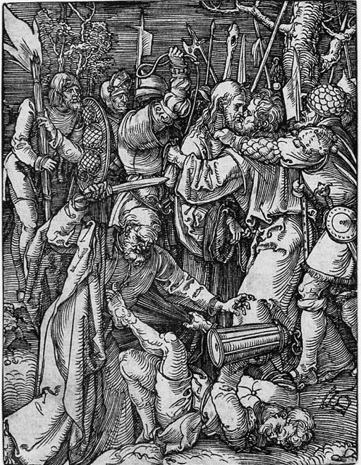 The Capture of Christ, from The Little Passion (Bartsch 27; Meder; Hollstein 136)
