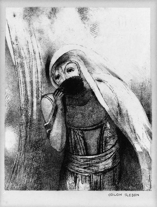 Elle tire de da Poitrine une Eponge Toute Noire (M. 141) 
