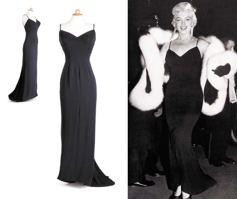 Marilyn monroe sales evening gowns