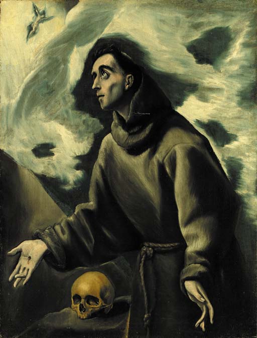 Saint Francis receiving the stigmata 
