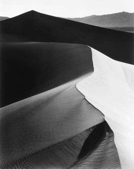Sand Dunes, Sunrise, Death Valley National Monument, California 
