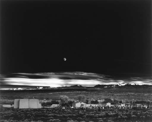 Moonrise, Hernandez, New Mexico 
