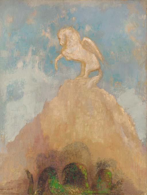Pégase blanc 

