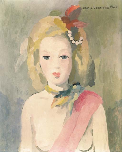 Marie Laurencin (1883-1956) , Portrait de jeune fille | Christie's