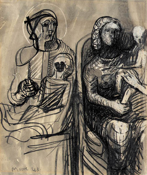 Study for the Northampton Madonna 

