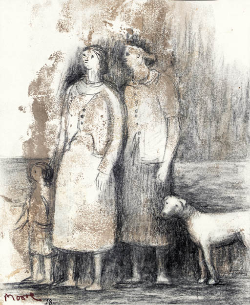 Figures in Street 
