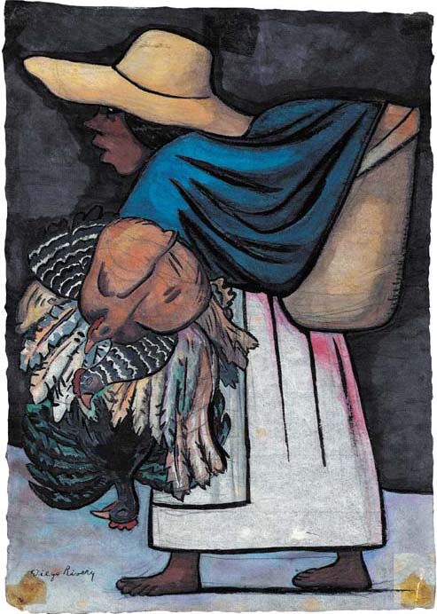 Jíbaro con gallo 
