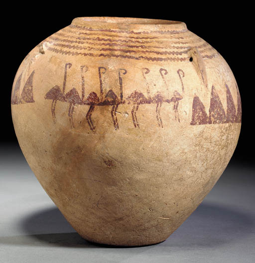 AN EGYPTIAN POTTERY JAR , PREDYNASTIC PERIOD, CIRCA 3000 B.C. Christie's