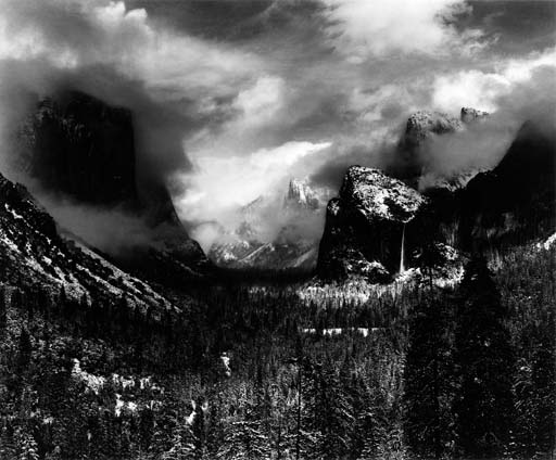 Clearing Winter Storm, Yosemite Valley, California 
