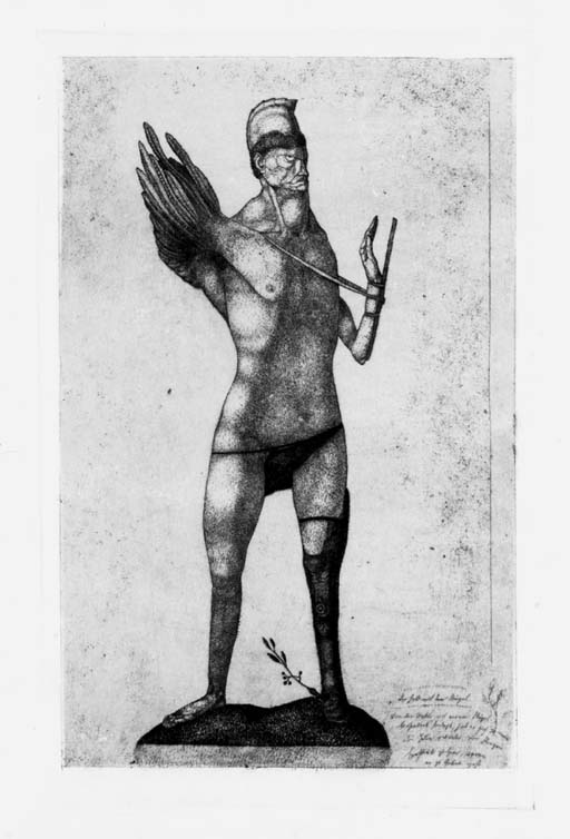 Der Held mit dem Flügel--Inv. 2 (K. 16) 
