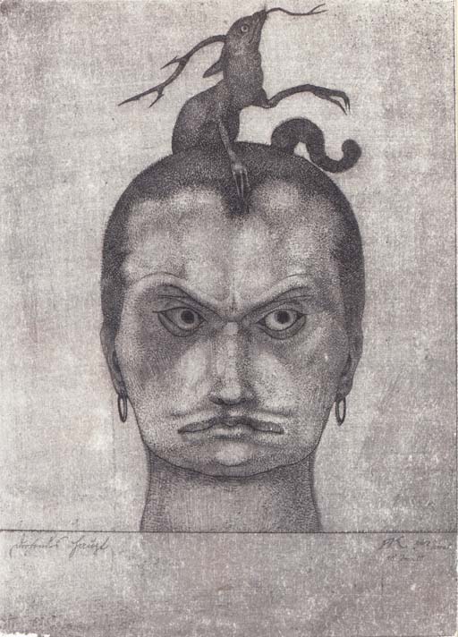Drohendes Haupt--Inv. 10 (K. 18) 
